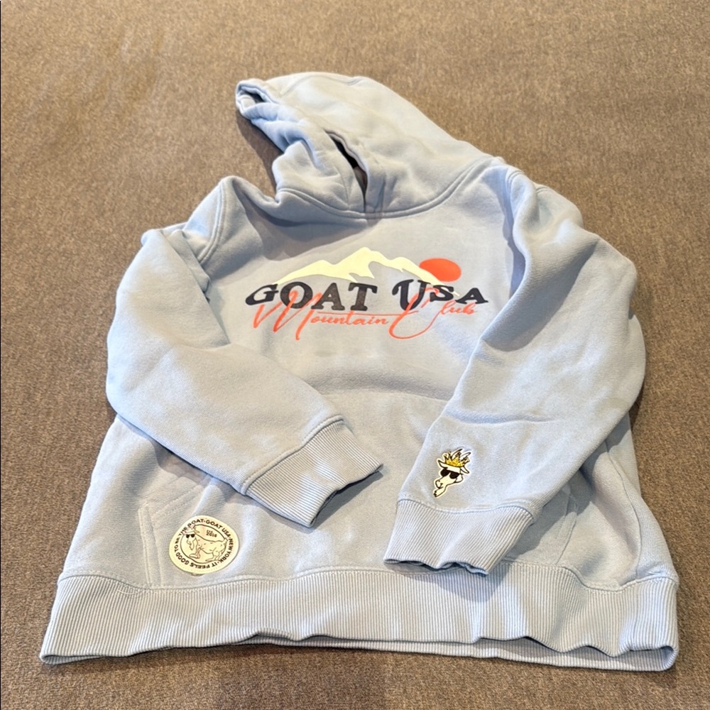 GOAT USA Kids Light Blue Hoodie